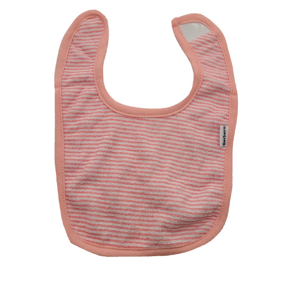 Gerber Organic Baby Girl Terry Bib's 3 Pack - Picture 7 of 10